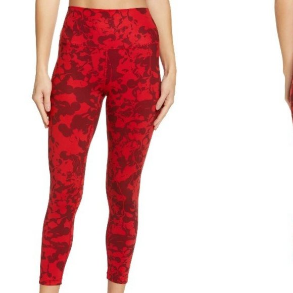 NWOT Zella Studio Lite Flex High Waist 7/8 Leggings in Burgundy size XS and S - Picture 1 of 6